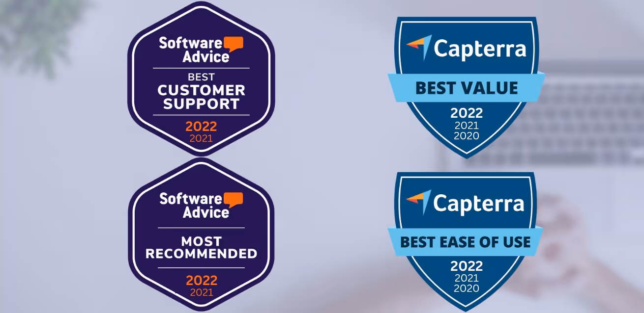Theralytics software awards banner